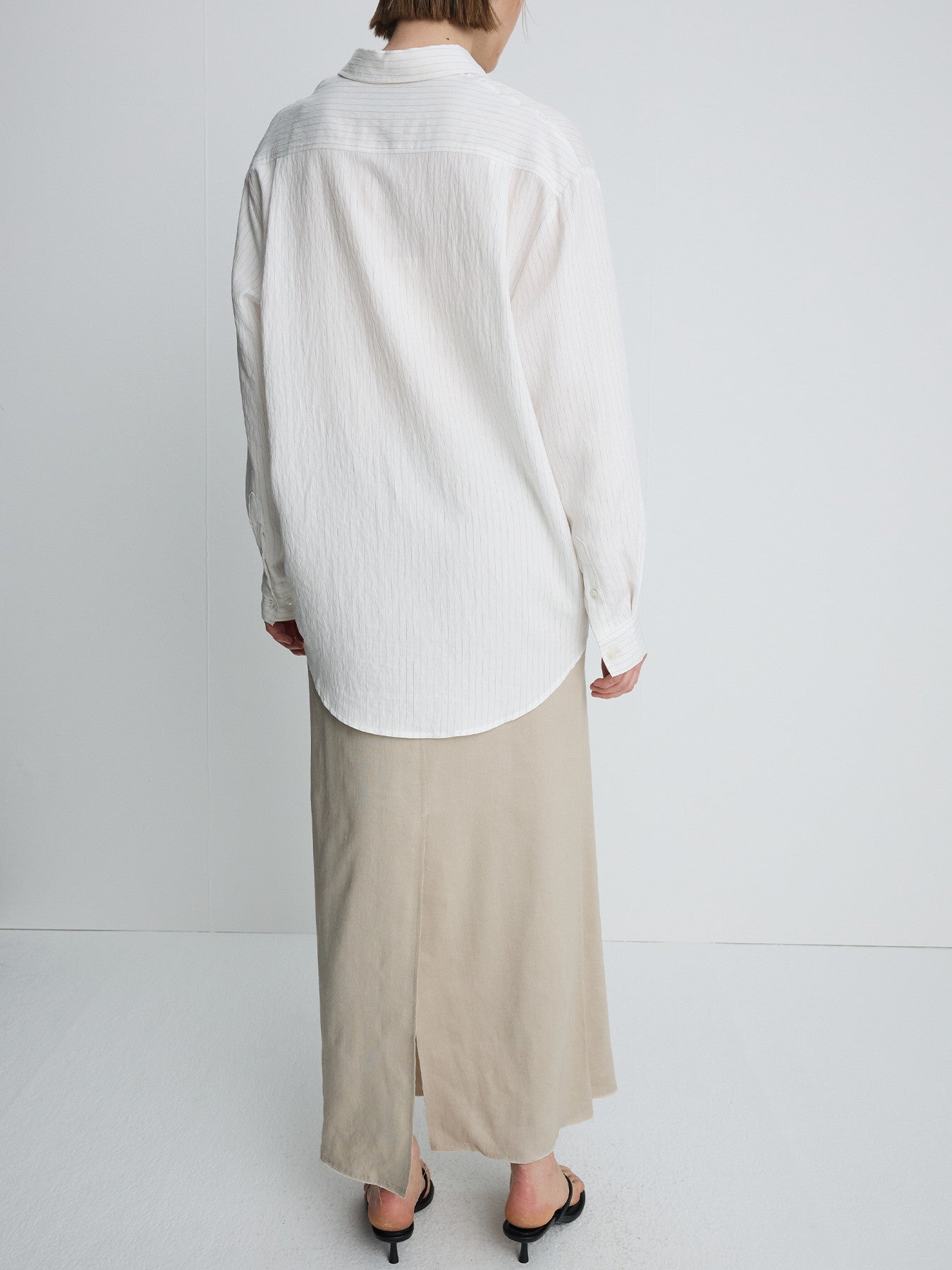 Tonywack - Linen Relaxed Maxi Skirt (Sand) product image 3 | TRAB K-Fashion Australia