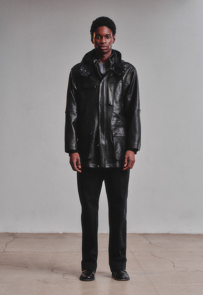 Art if acts - Vegetable Leather Rain Coat (Black) product image 5 | TRAB K-Fashion Australia