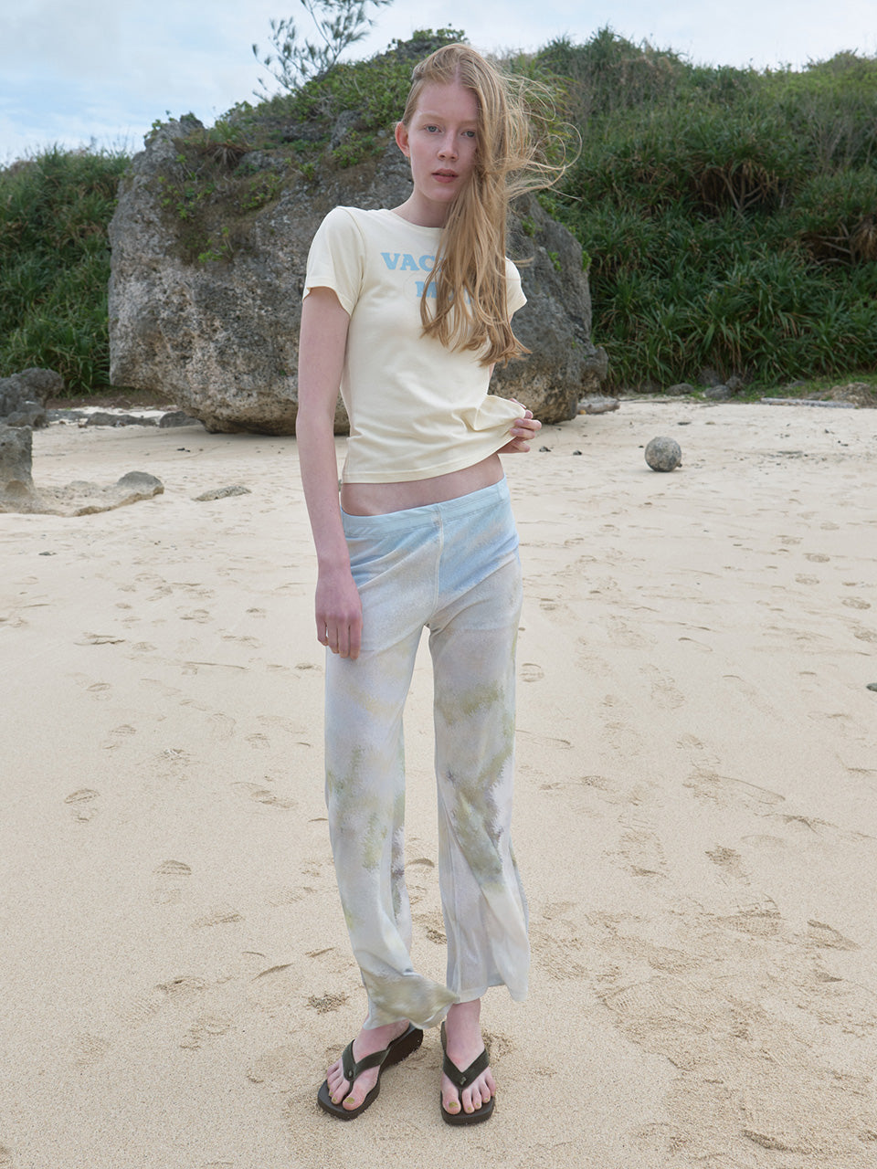 Kijun - Vacation Mode Tee (Butter) product image 4 | TRAB K-Fashion Australia