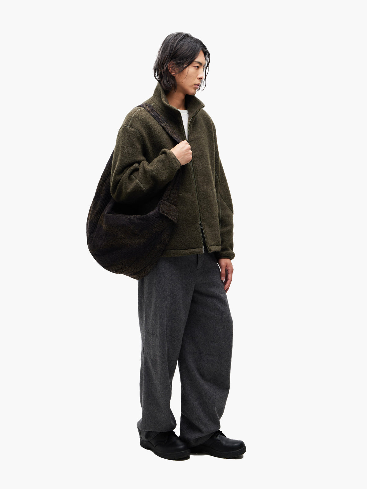 Jiyong Kim - Fleece Jacket (Green) product image 1 | TRAB K-Fashion Australia