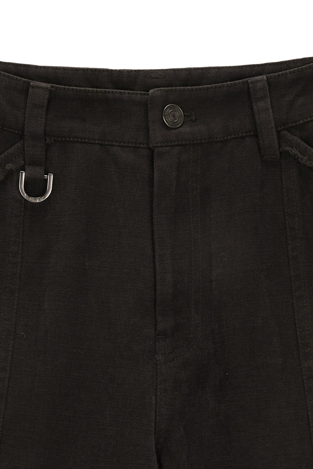Matin Kim - Patch Pocket Washed Cargo Pants (Dark Khaki) product image 3 | TRAB K-Fashion Australia