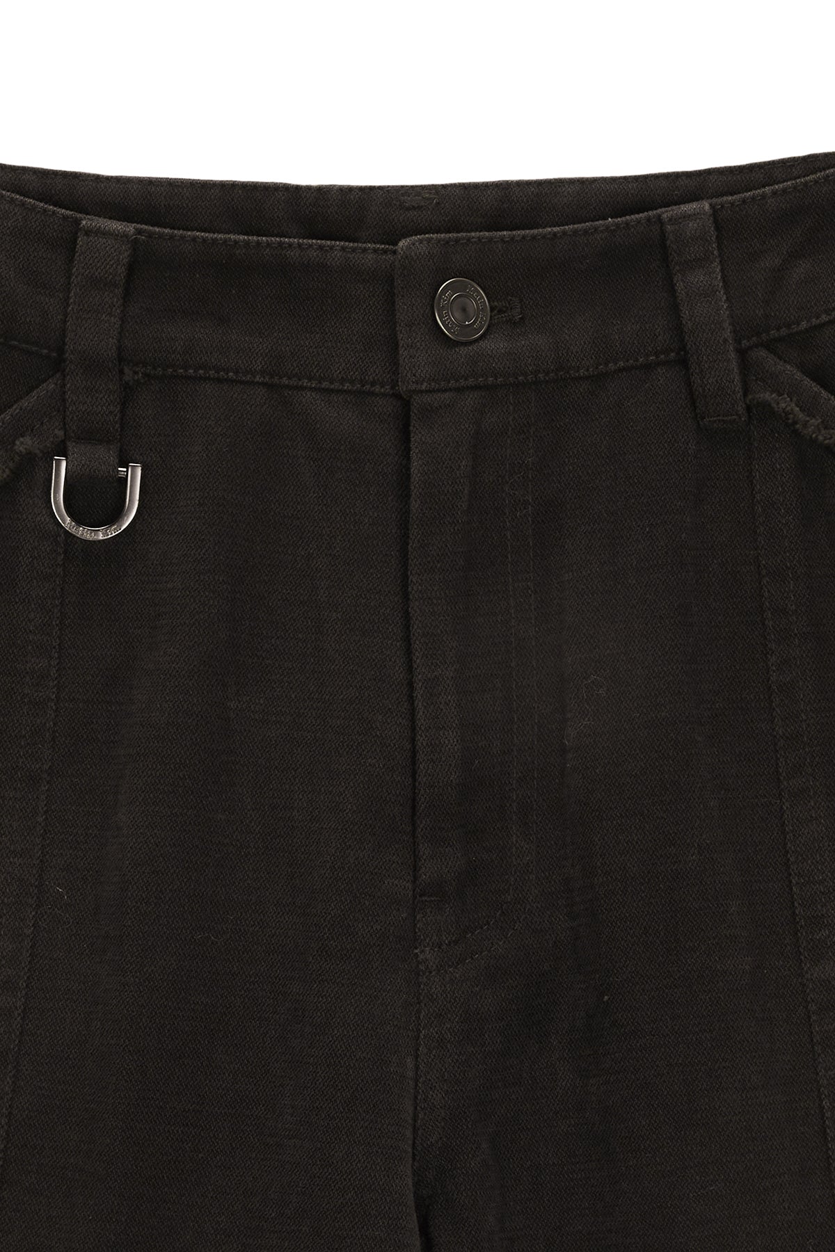 Matin Kim - Patch Pocket Washed Cargo Pants (Dark Khaki) product image 3 | TRAB K-Fashion Australia
