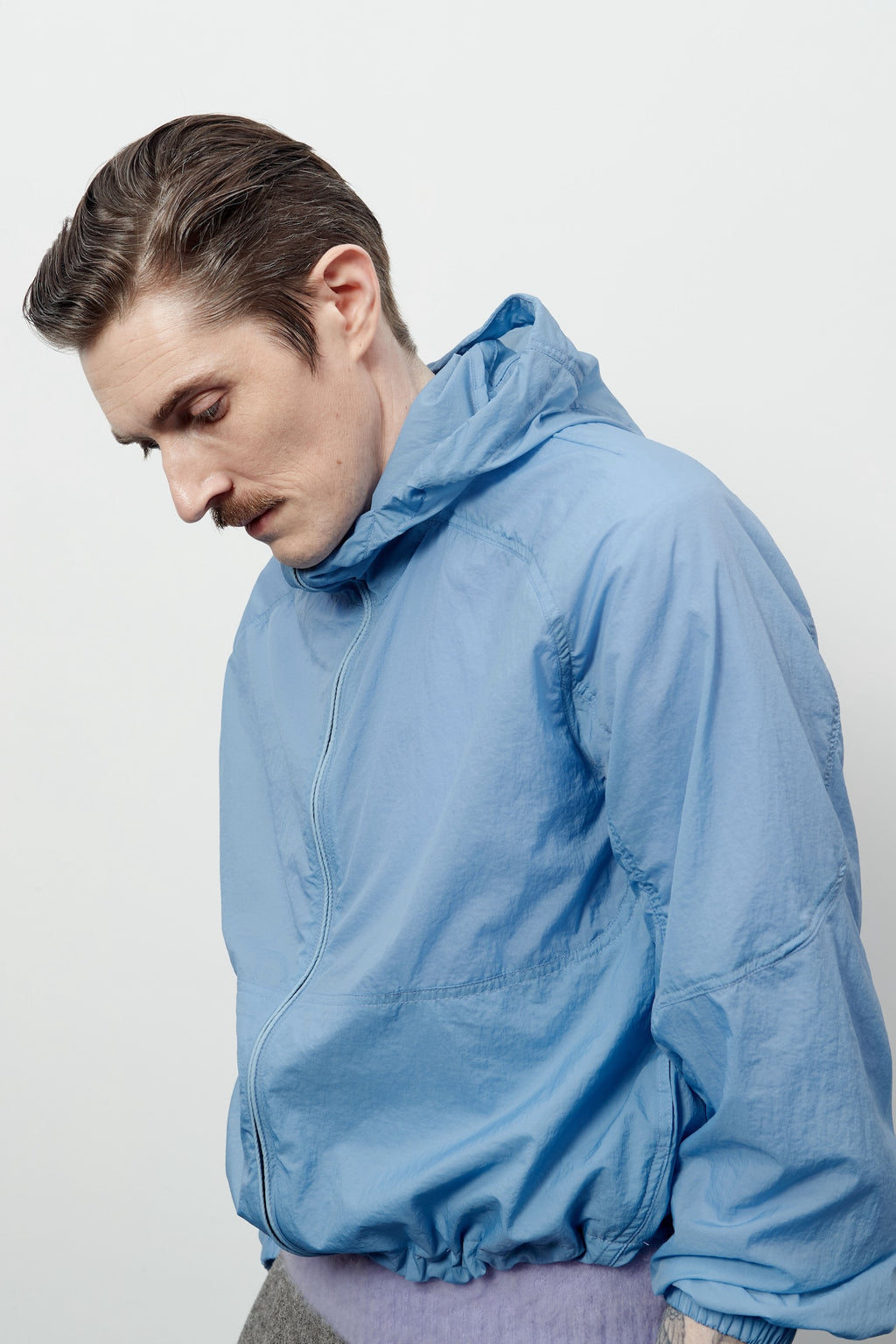 Stu - Round Cut Windbreaker (Skyblue) product image 13 | TRAB K-Fashion Australia