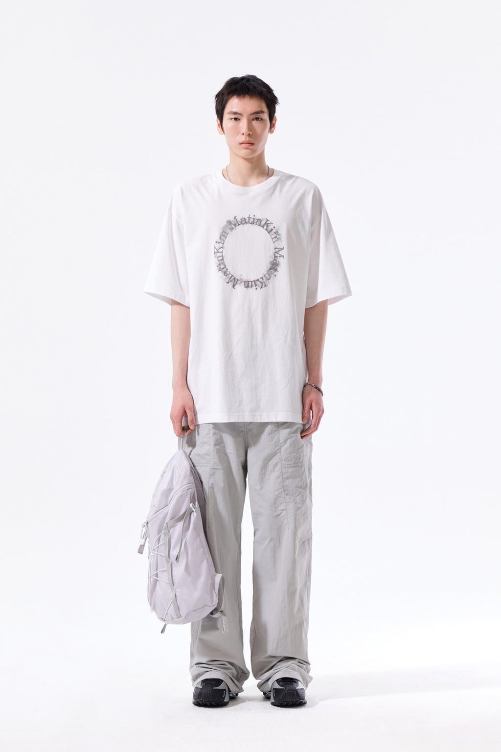 Matin Kim - Multi Panel Parachute Pants (Light Grey) product image 10 | TRAB K-Fashion Australia