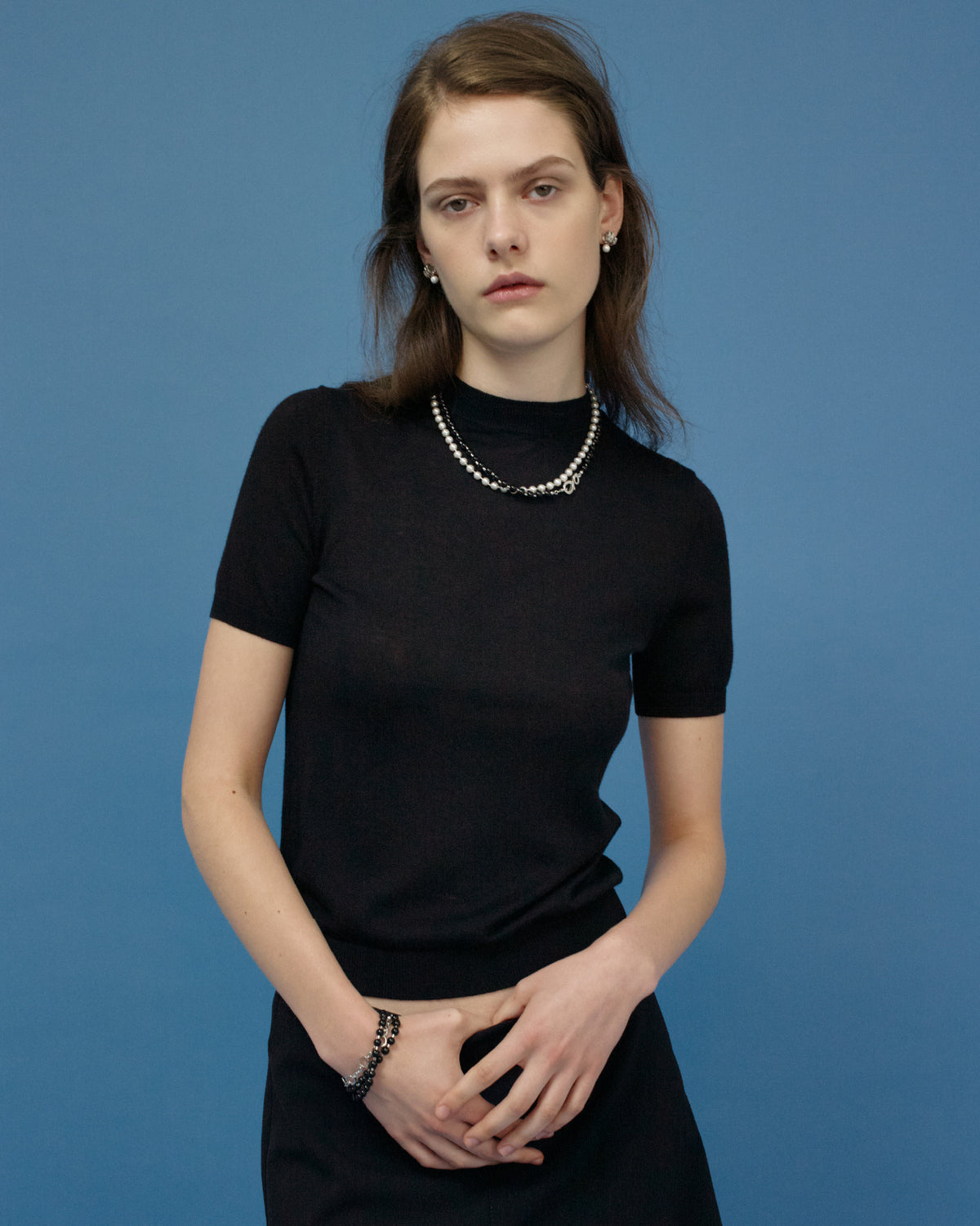 Numbering - Coiled Clasp Beads Necklace #6807 product image 2 | TRAB K-Fashion Australia