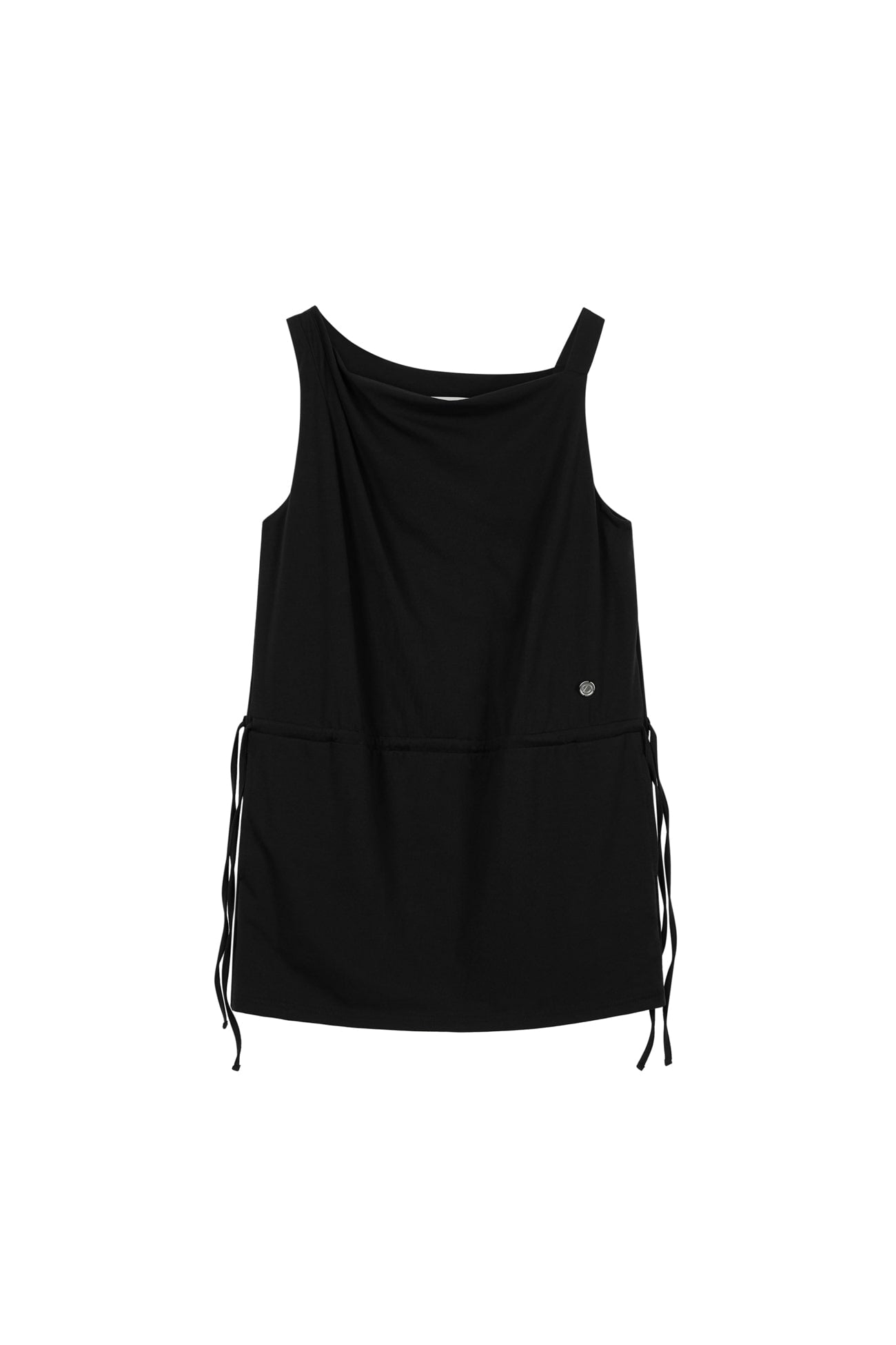 Deinet - Deinet Drape Sleeveless Dress (Black) product image 12 | TRAB K-Fashion Australia