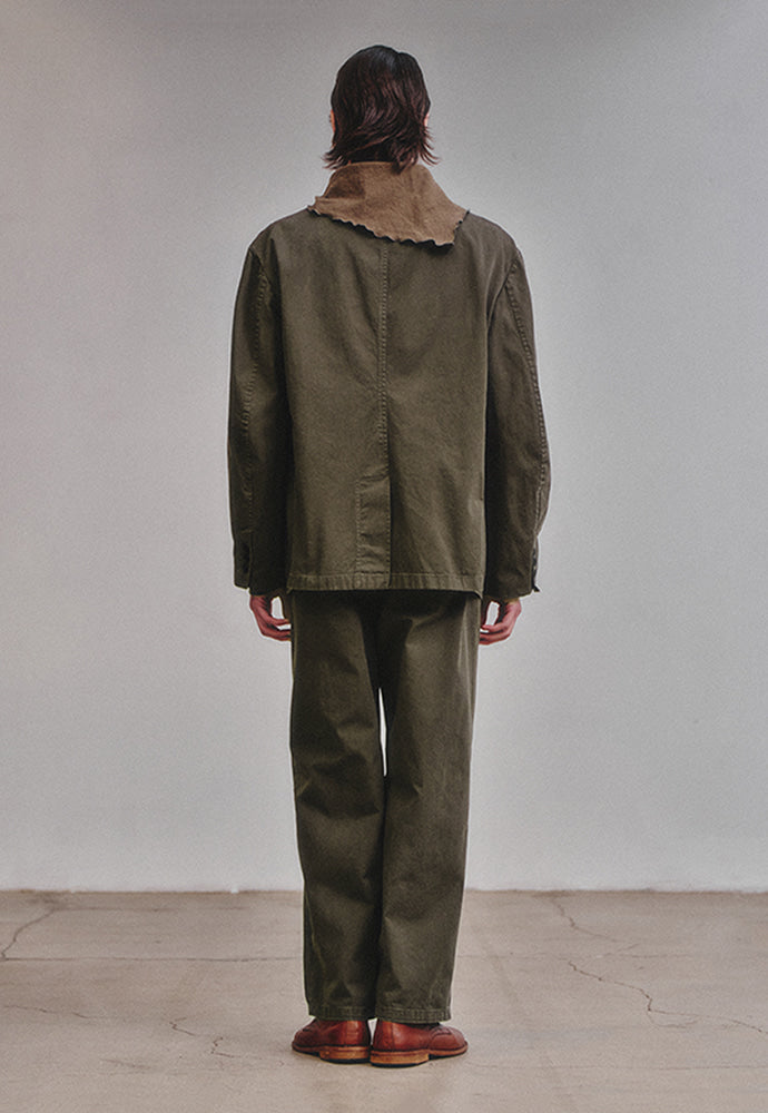Art if acts - Washed 3 Button Blazer (Olive) product image 5 | TRAB K-Fashion Australia