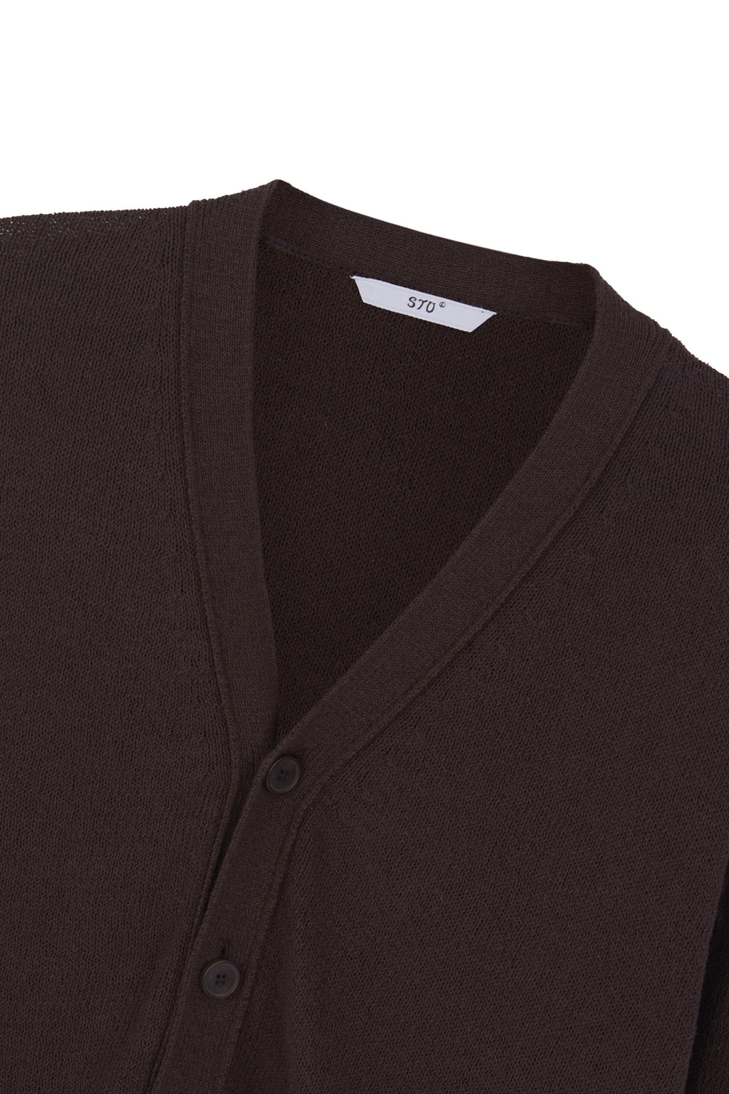 Stu - V- Neck Light Cardigan (Brown) product image 19 | TRAB K-Fashion Australia