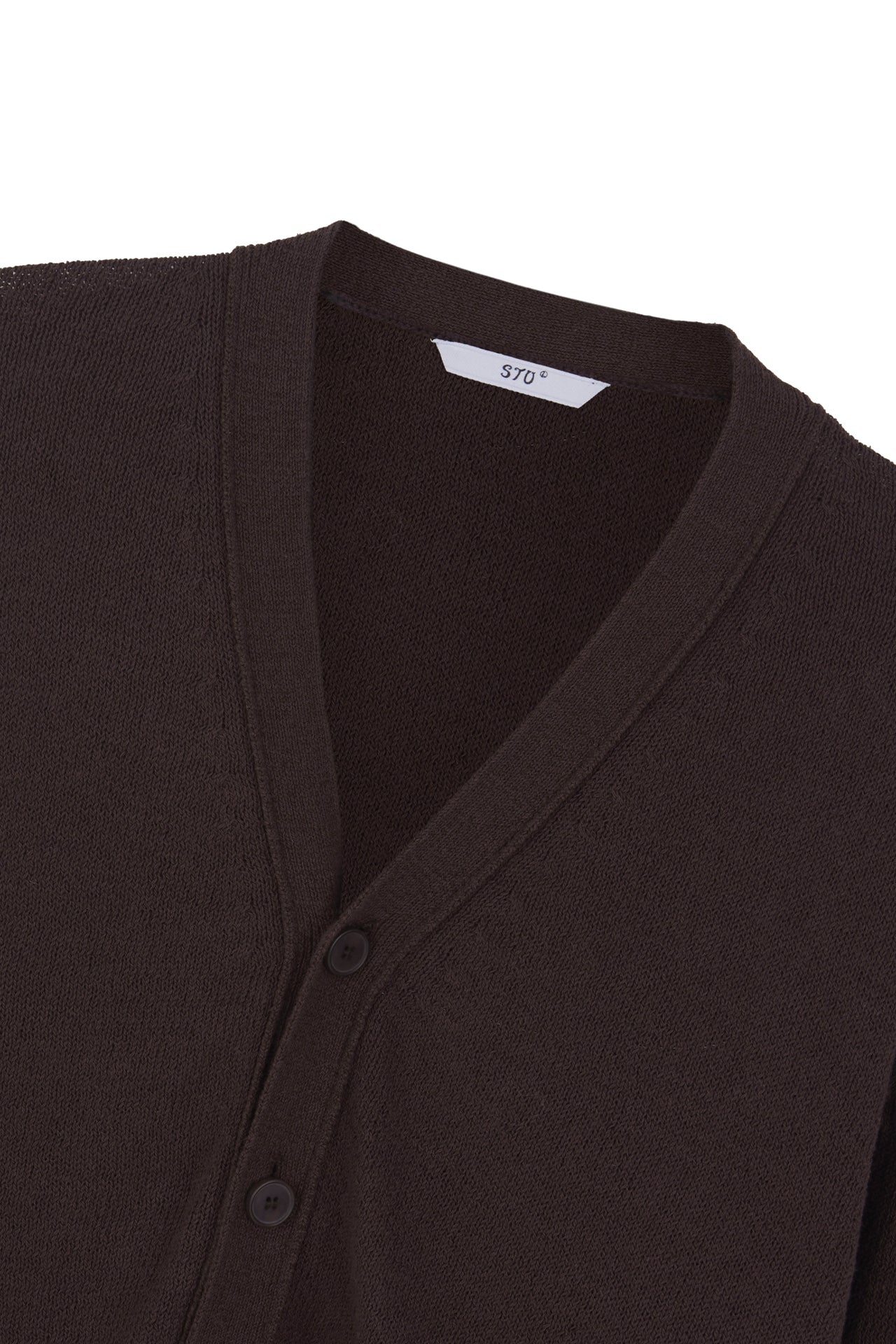 Stu - V- Neck Light Cardigan (Brown) product image 19 | TRAB K-Fashion Australia