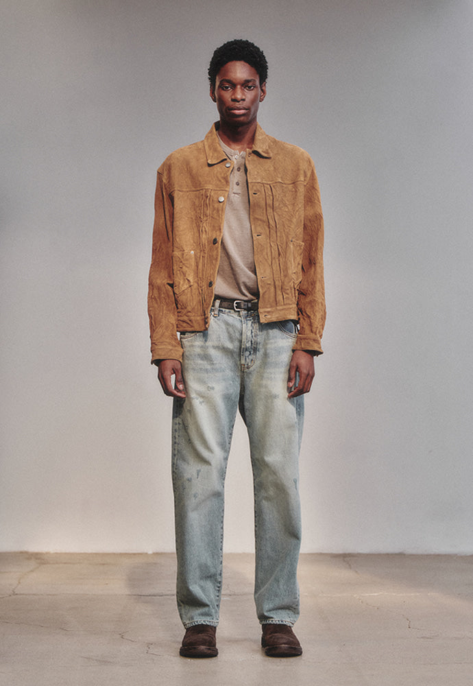 Art if acts - Regular 5P Denim Pants (Used Light Blue) product image 2 | TRAB K-Fashion Australia