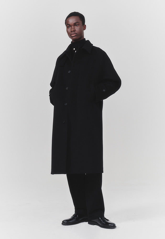 Art if acts - Cashmere Soutien Collar Coat (Black) product image 5 | TRAB K-Fashion Australia
