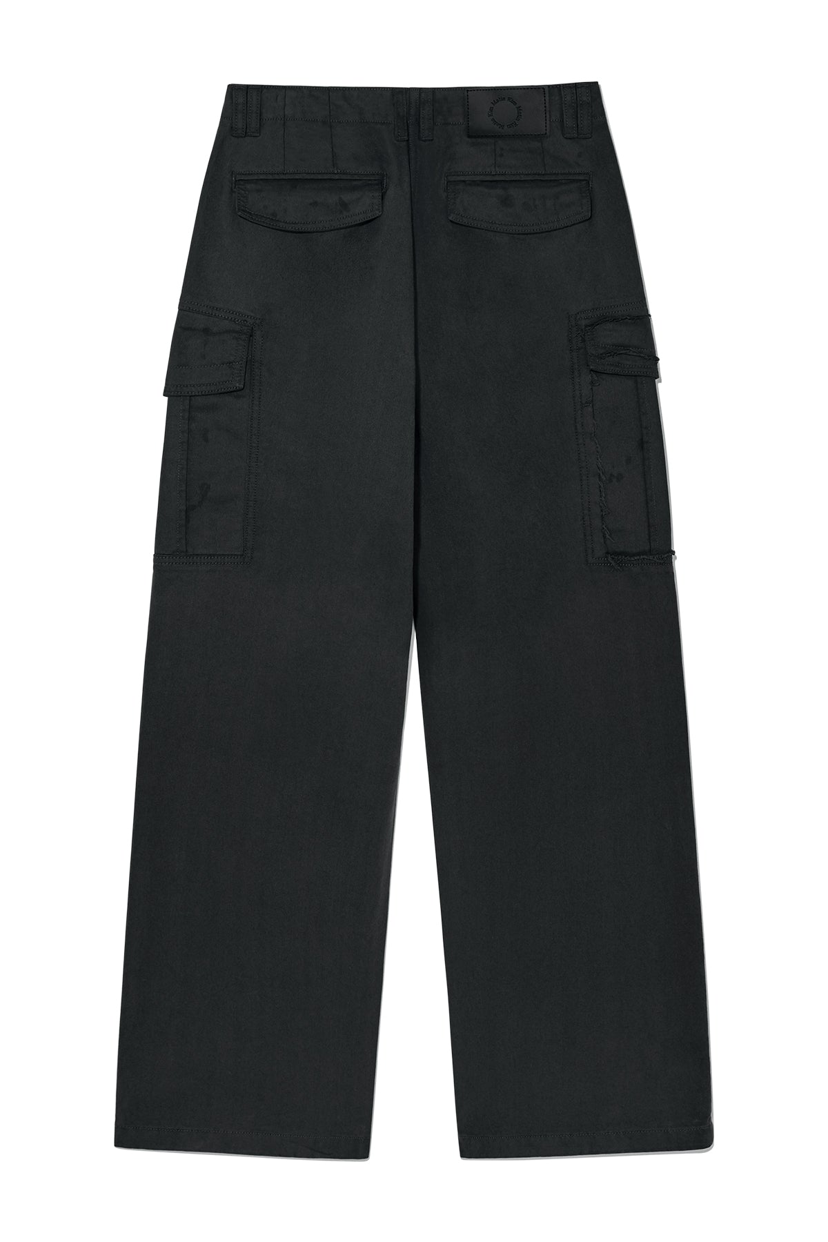 Matin Kim - Washed Cotton Cargo Pants (Charcoal) product image 2 | TRAB K-Fashion Australia