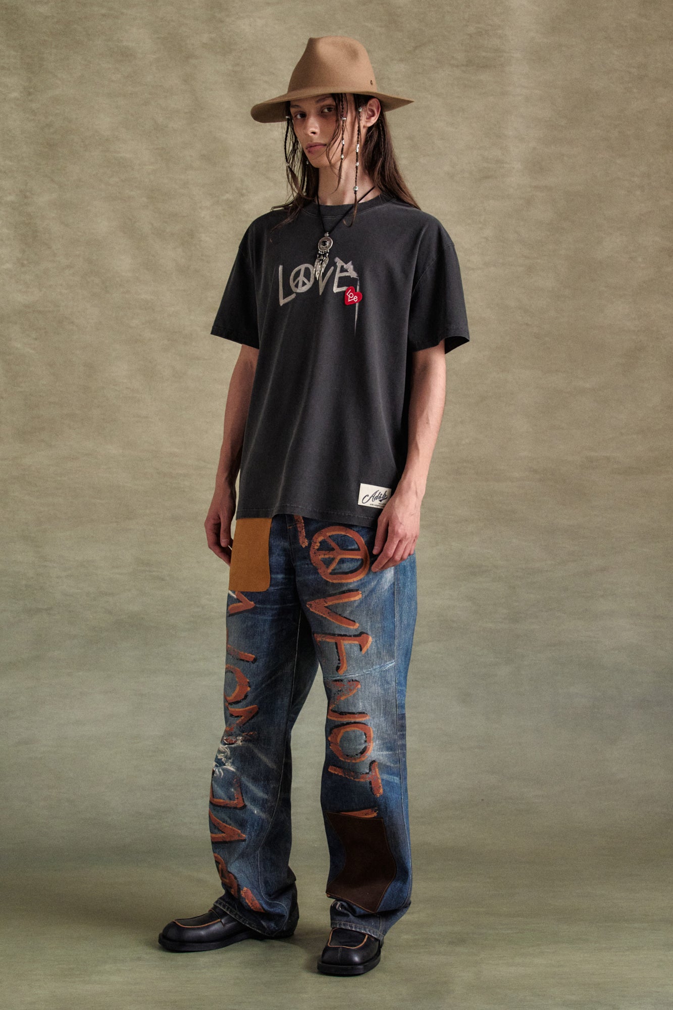 Andersson Bell - Unisex Love T-Shirt (Charcoal) product image 4 | TRAB K-Fashion Australia