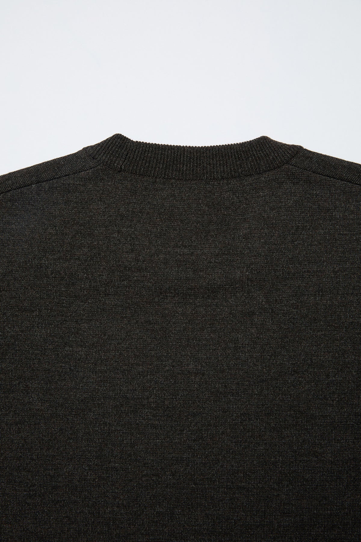 Coor - Merino Wool Crewneck Sweater (Melange Brown) product image 6 | TRAB K-Fashion Australia