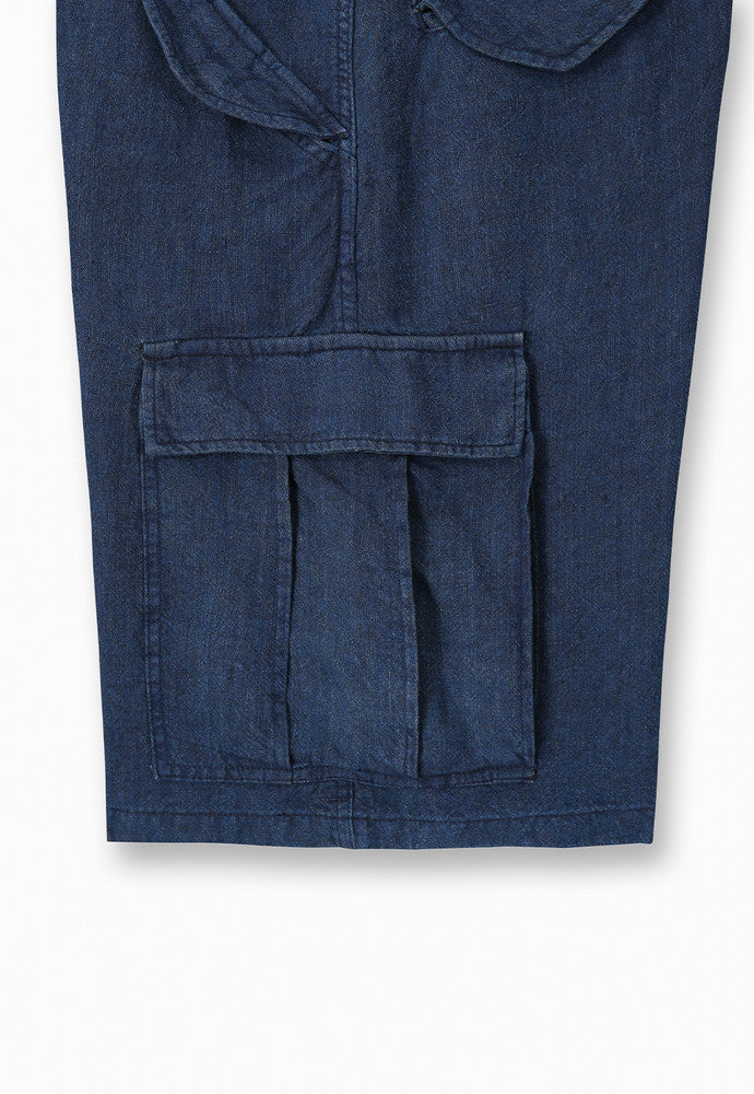 Art if acts - Linen M-51 Shorts (Indigo) product image 13 | TRAB K-Fashion Australia