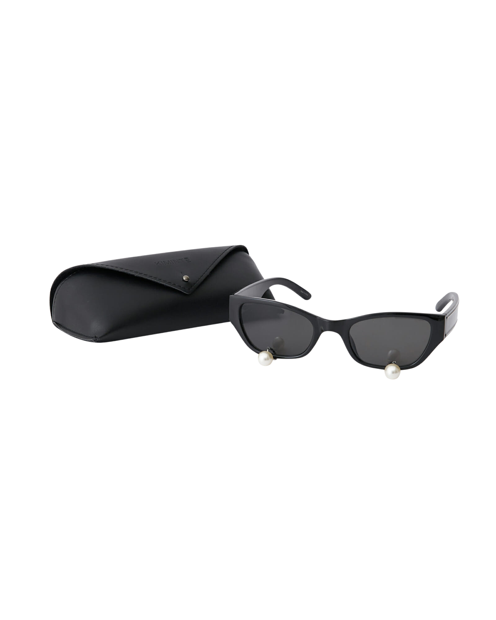 Kimhe Kim - Pearl Tears Cat-Eye Sunglasses (Black) product image 5 | TRAB K-Fashion Australia