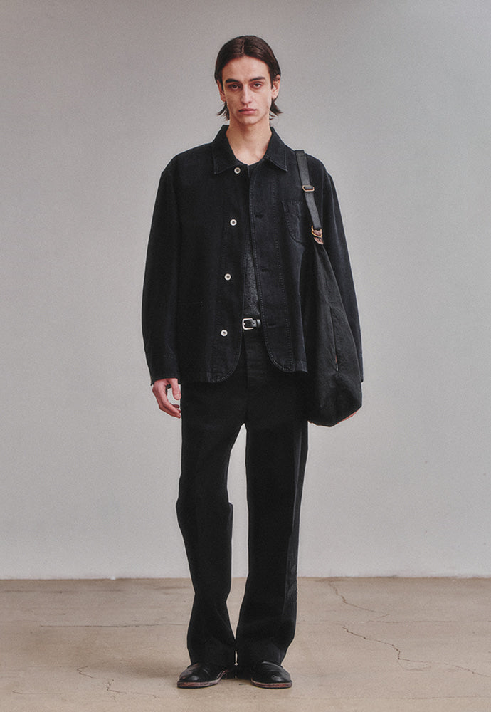 Art if acts - Garment Dyed Western Coverall Jacket (Faded Black) product image 3 | TRAB K-Fashion Australia