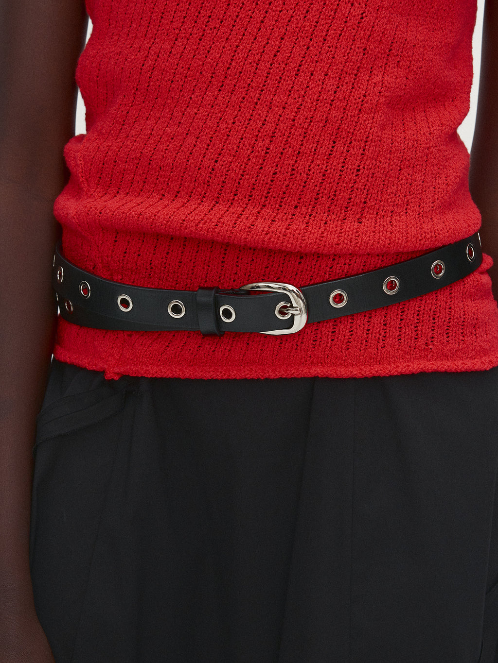 Tonywack - Cotton Twisted Sleeveless Knit (Red) product image 4 | TRAB K-Fashion Australia