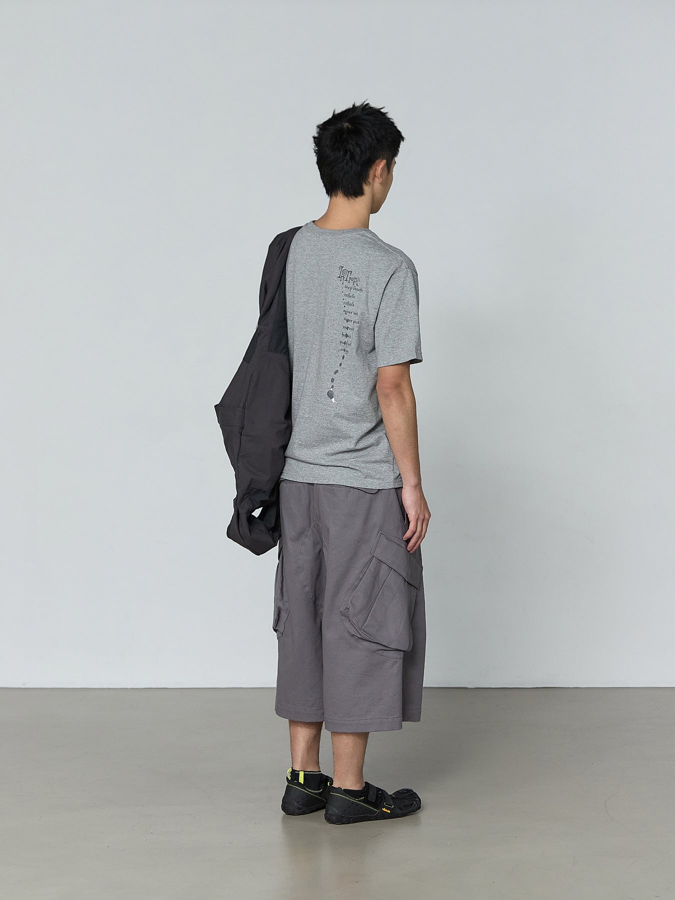 San San Gear - Capri Pants (Purple Grey) product image 3 | TRAB K-Fashion Australia