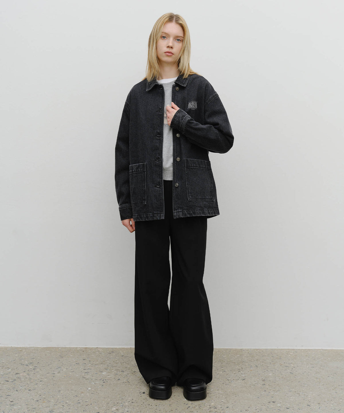 Marithe & Francois Girbaud - French Denim Work Jacket (Black) product image 5 | TRAB K-Fashion Australia