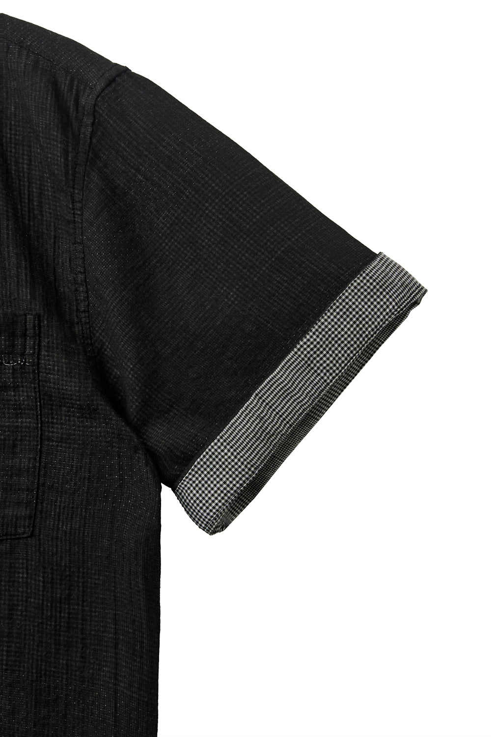 Hatchingroom - Shadow Check Shirt Glen Check (Black) product image 6 | TRAB K-Fashion Australia