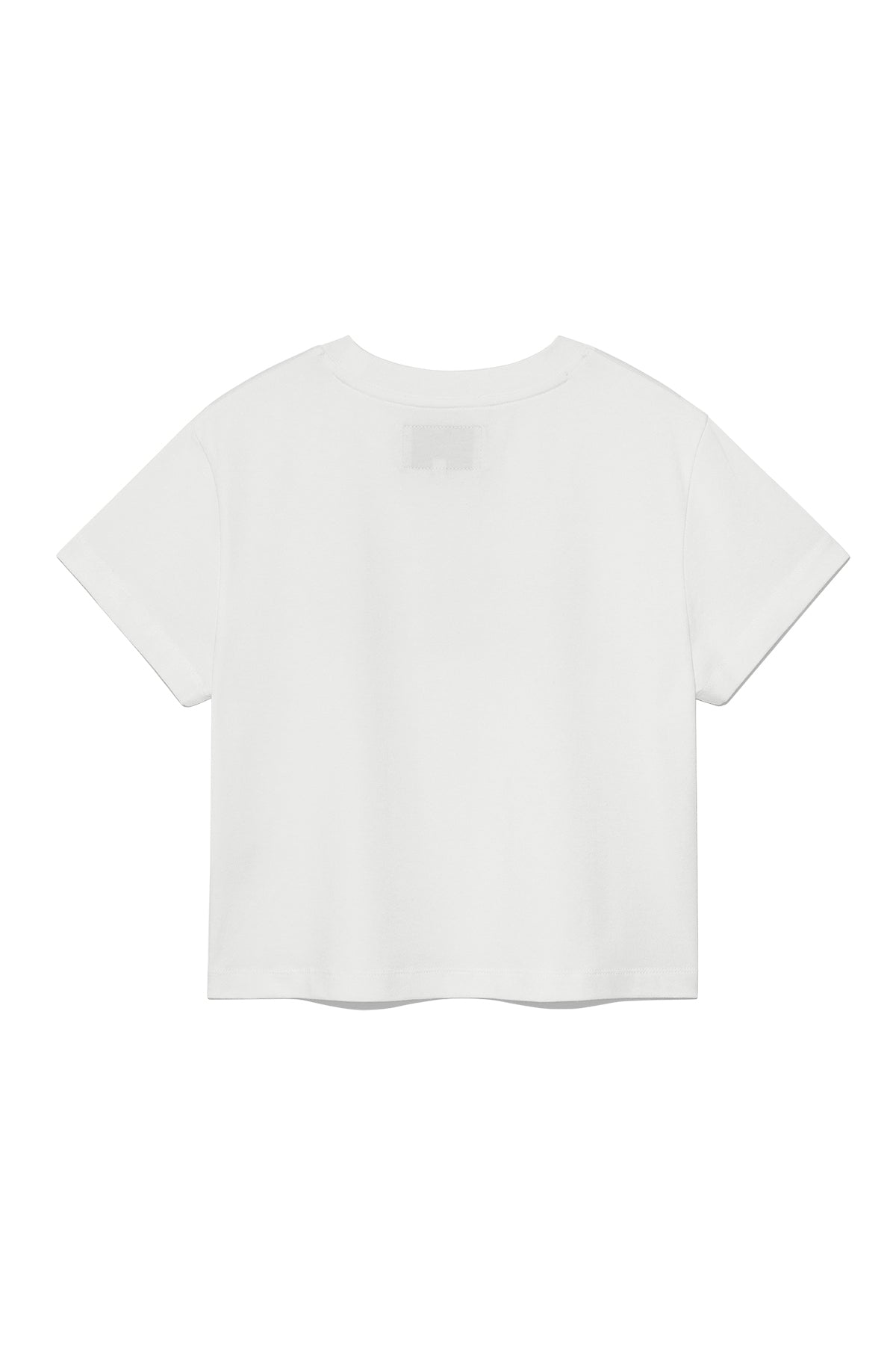 Matin Kim - Pattern Artwork Logo Crop Top (White) product image 2 | TRAB K-Fashion Australia