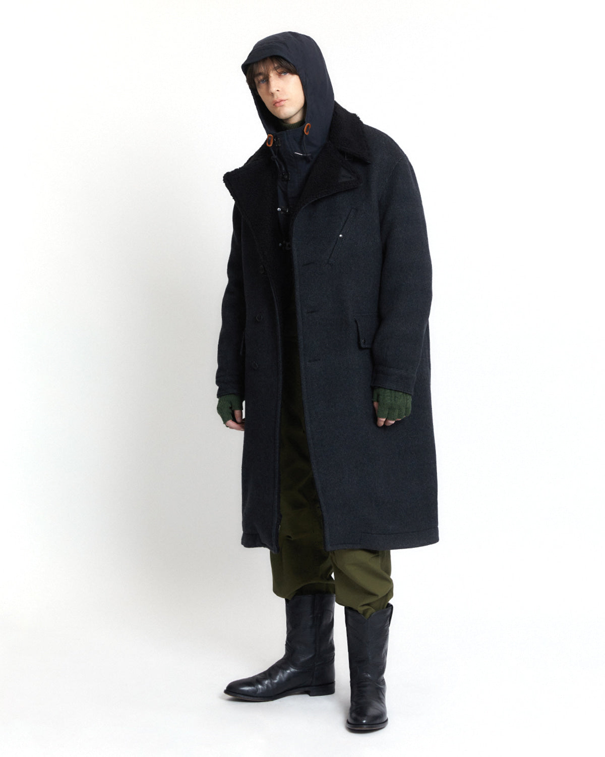Eastlogue - Shearing Rider Coat (Ash Black) product image 4 | TRAB K-Fashion Australia