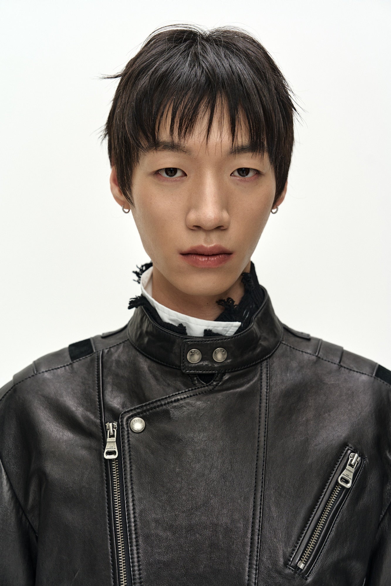 Andersson Bell - Segment Moto Leather Jacket (black) (Black) product image 9 | TRAB K-Fashion Australia