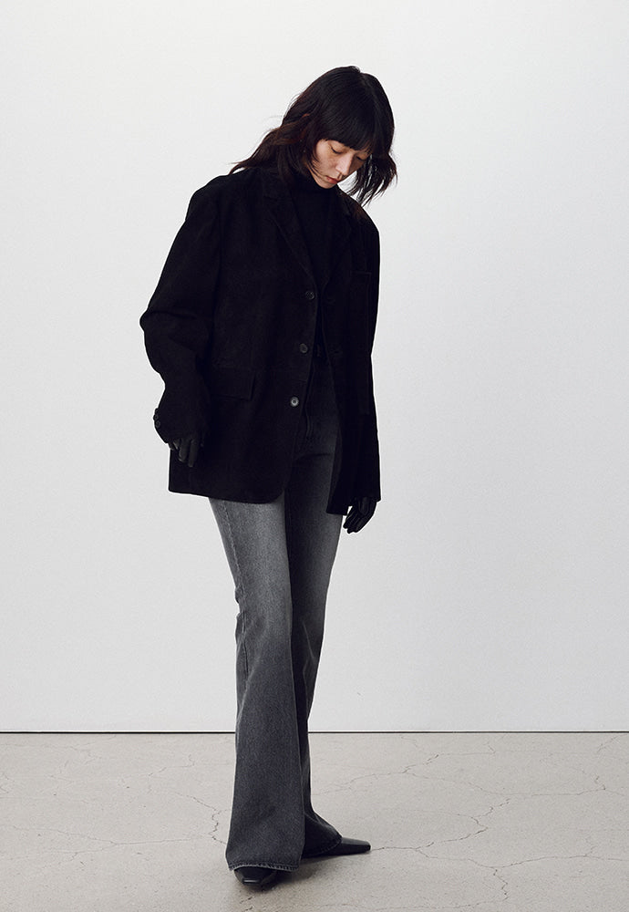 Tonywack - Bootcut Denim Pants (Light Washed Grey) product image 5 | TRAB K-Fashion Australia