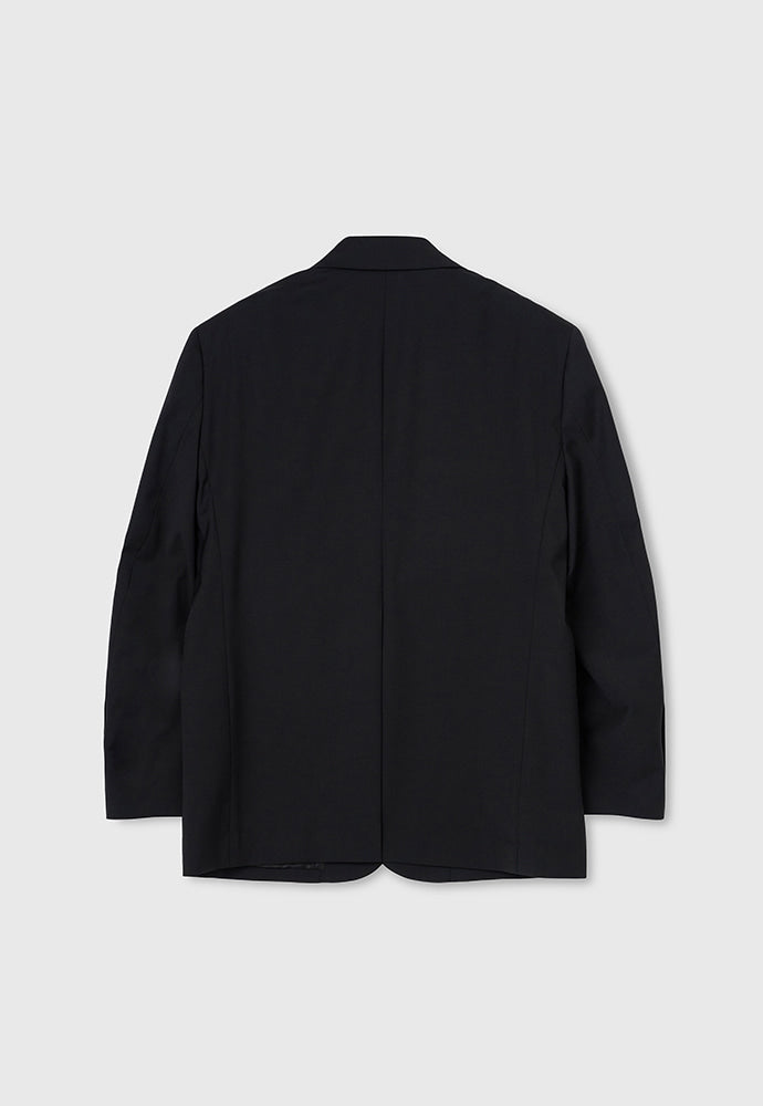 Tonywack - Tropical Wool Relaxed Tailored Jacket (Summer Exclusive) (Black) product image 10 | TRAB K-Fashion Australia