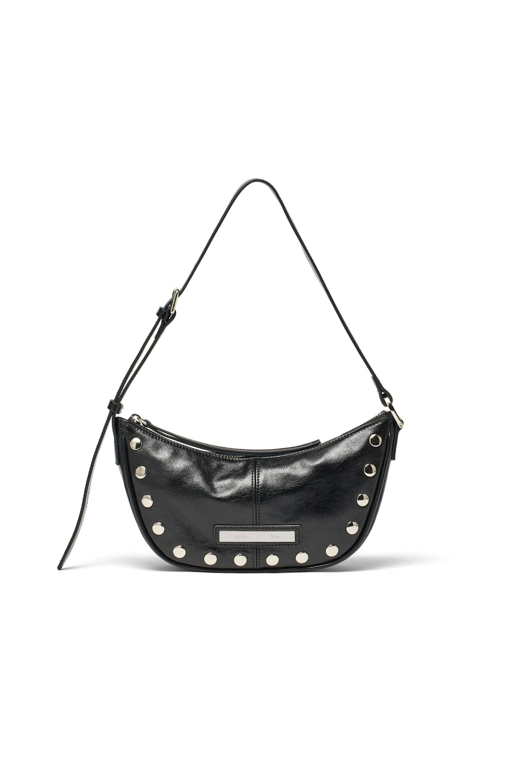 Matin Kim - Stud Leather Shoulder Bag (Silver) product image 7 | TRAB K-Fashion Australia