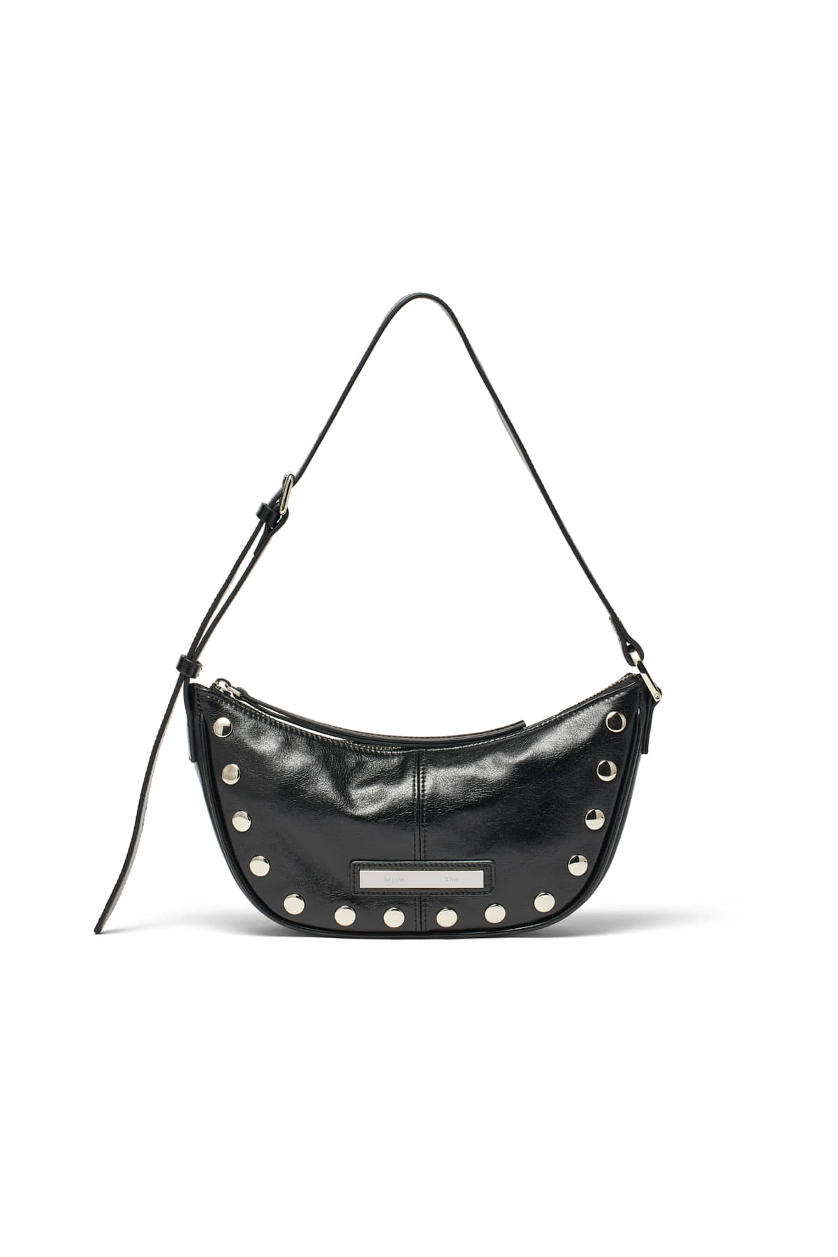Matin Kim - Stud Leather Shoulder Bag (Silver) product image 7 | TRAB K-Fashion Australia