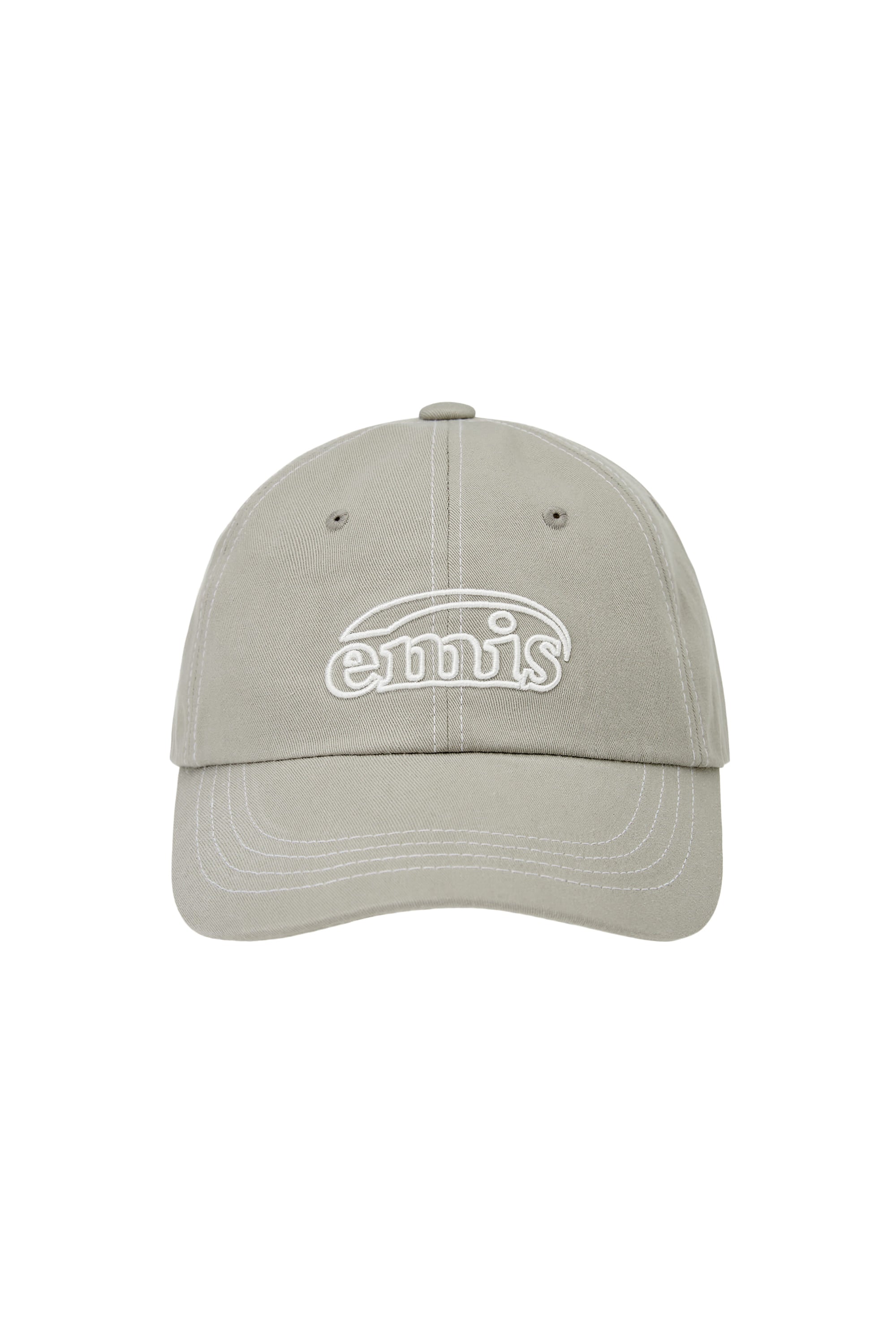 Emis - White Stitch Ball Cap (Gray) product image 1 | TRAB K-Fashion Australia