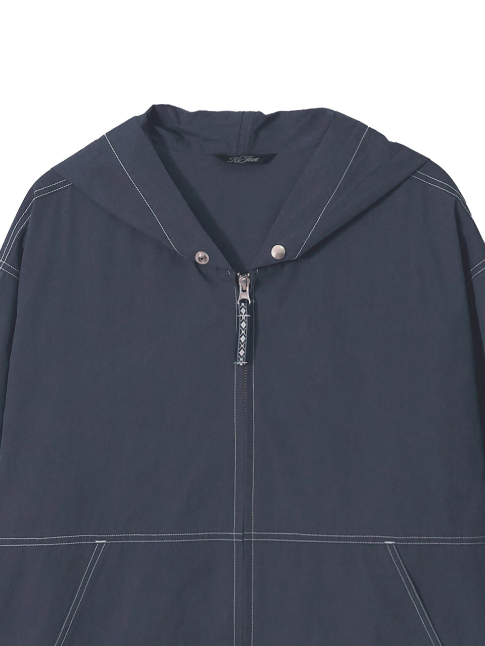 Kijun - Navajo Hooded Jacket (Navy) product image 11 | TRAB K-Fashion Australia