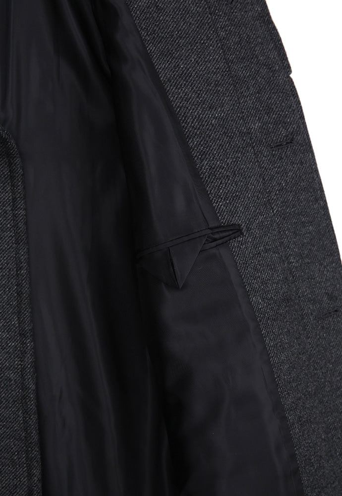 Tonywack - Brushed Wool Mac Over Coat (Twill Grey) product image 14 | TRAB K-Fashion Australia