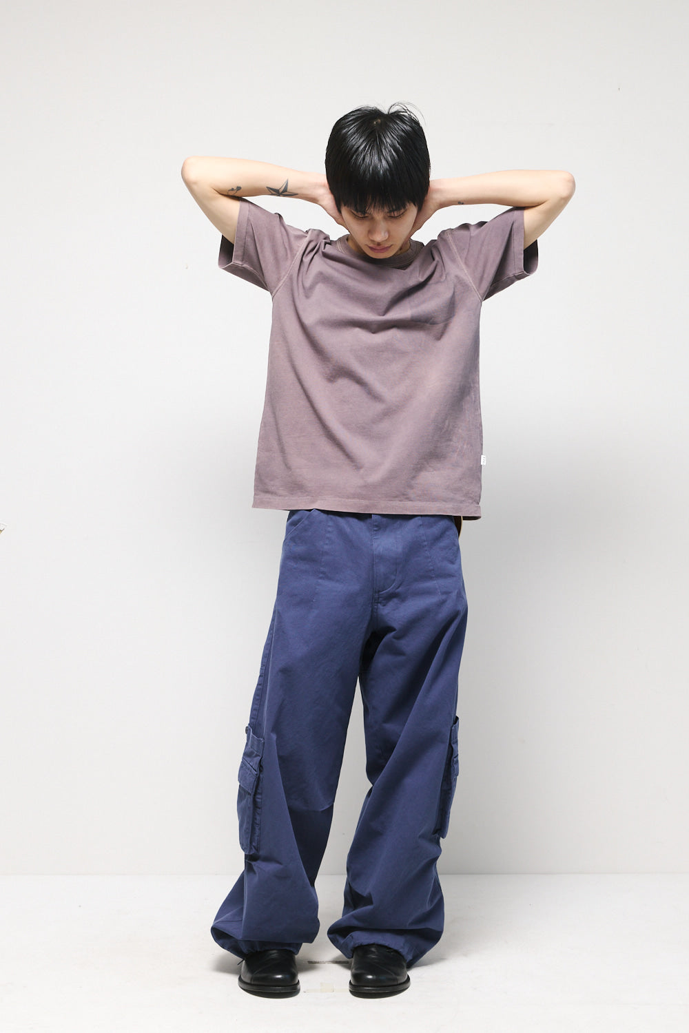 Hatchingroom - Bleached Tee (Purple Grey) product image 12 | TRAB K-Fashion Australia