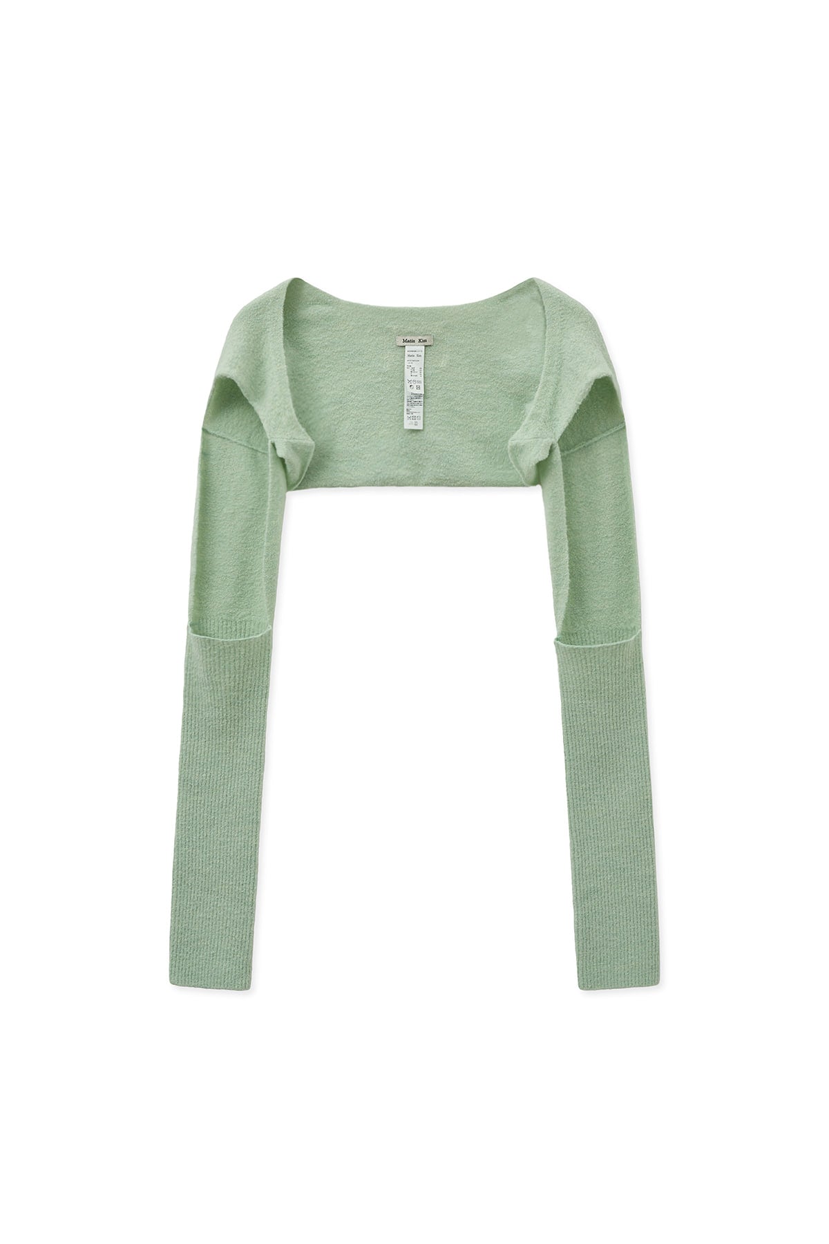 Matin Kim - Bolero Knit Muffler (Light Green) product image 1 | TRAB K-Fashion Australia