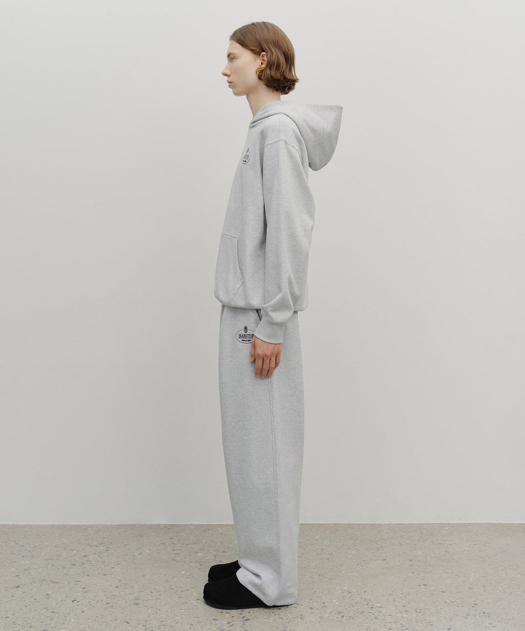 Marithe & Francois Girbaud - Crown Crest Symbol Sweat Pants (brushed) (Heather Gray) product image 4 | TRAB K-Fashion Australia
