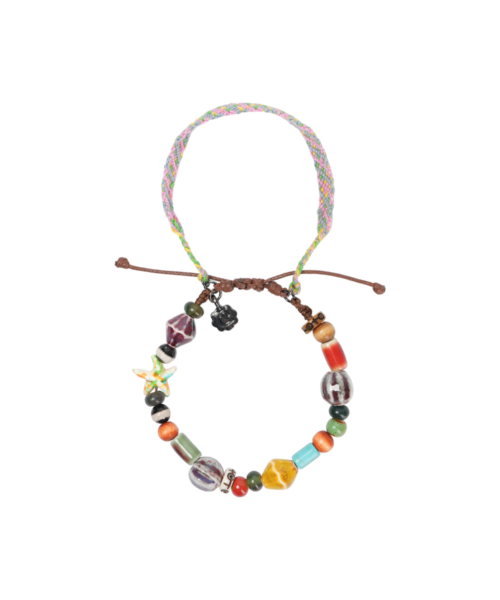 Coyseio - Flower Knotted Bead Bracelet Multi product image 11 | TRAB K-Fashion Australia