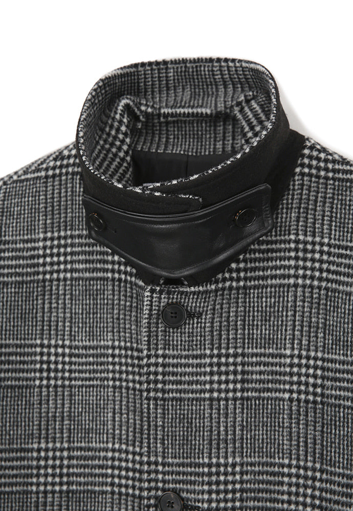 Tonywack - Mac Overcoat (Black / White Glen Check) product image 9 | TRAB K-Fashion Australia