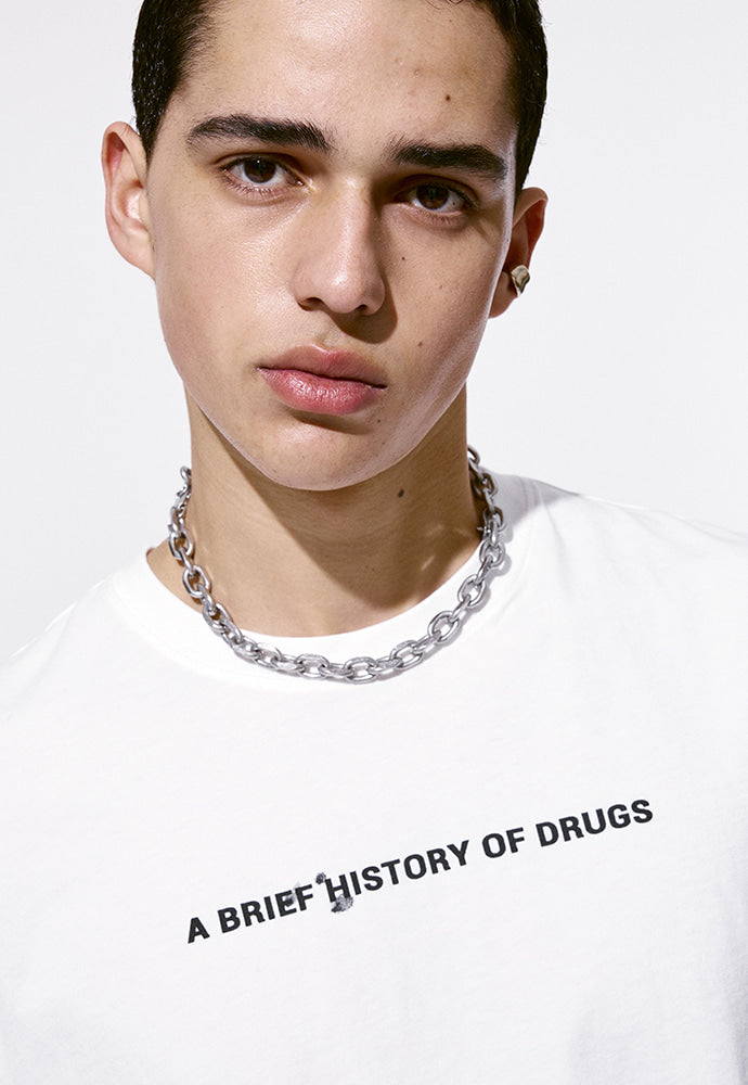 Tonywack - Drug Reference Washed T-Shirt (White) product image 6 | TRAB K-Fashion Australia