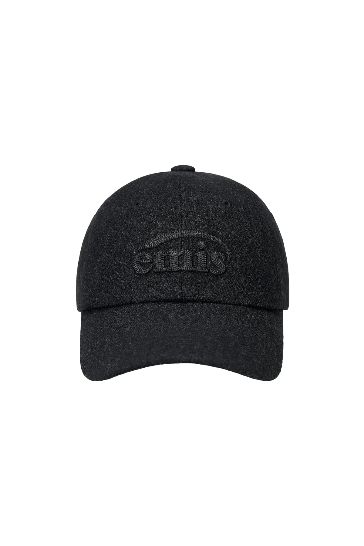 Emis - Chain Logo Wool Cap (Black) product image 1 | TRAB K-Fashion Australia