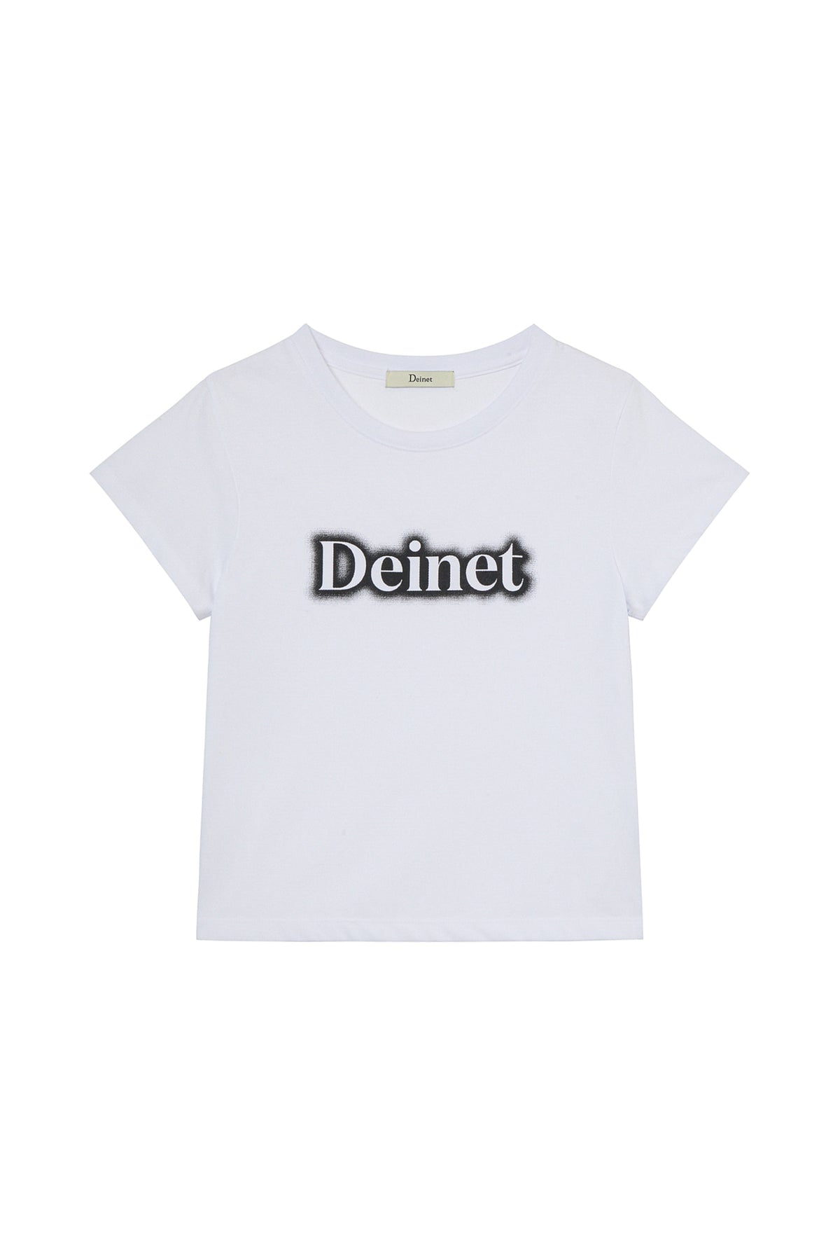 Deinet - Spray Logo Pigment T-Shirt (White) product image 11 | TRAB K-Fashion Australia
