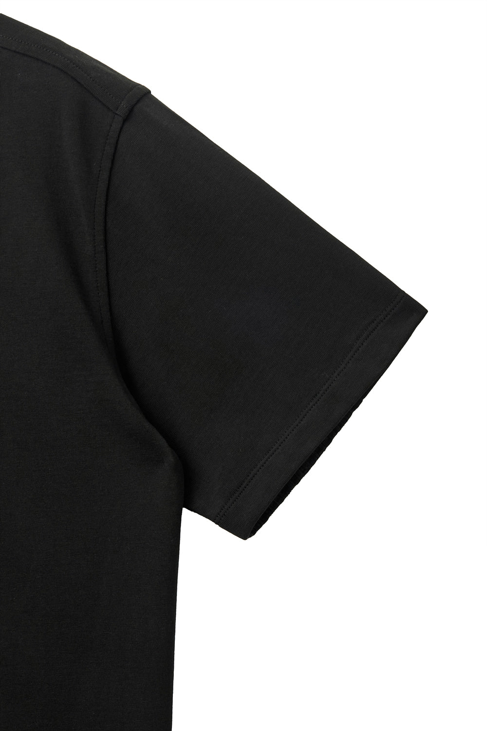 Hatchingroom - Curved Henley Neck Tee (Black) product image 6 | TRAB K-Fashion Australia