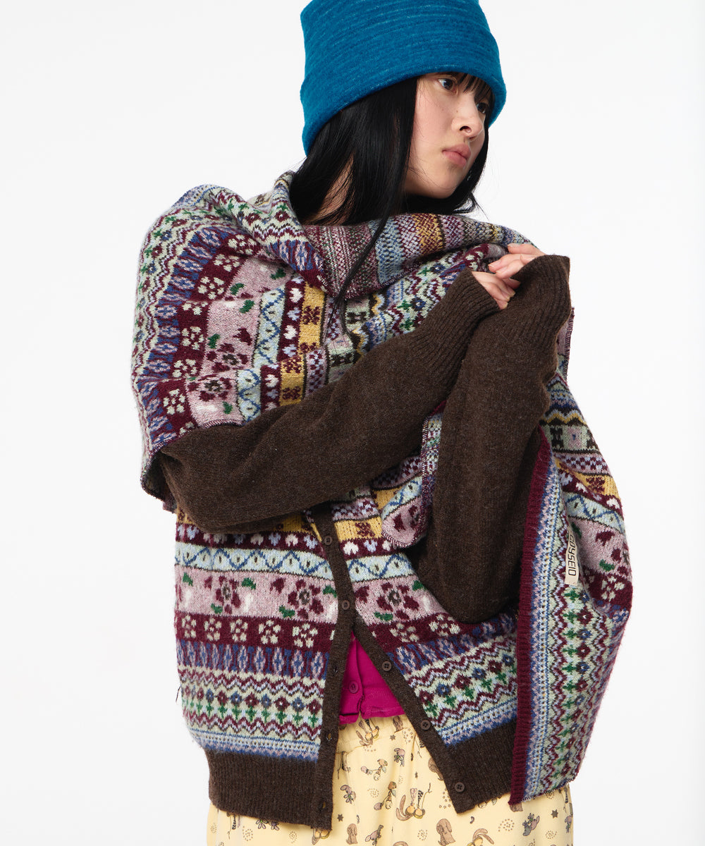 Coyseio - Cottage Knit Cardigan (Brown) product image 5 | TRAB K-Fashion Australia