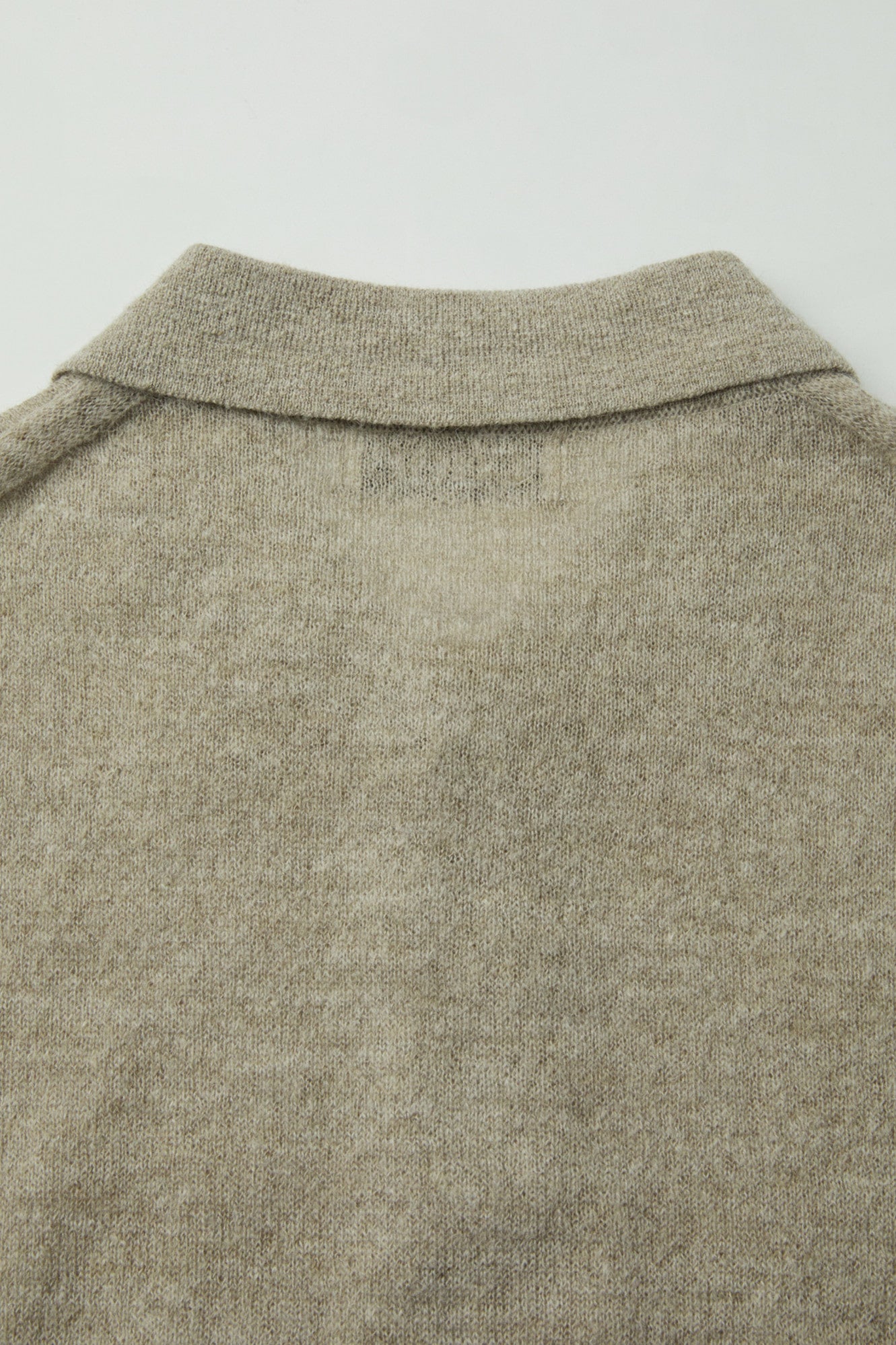 Coor - Haily Alpaca Blend Polo Knit (Melange Beige) product image 6 | TRAB K-Fashion Australia