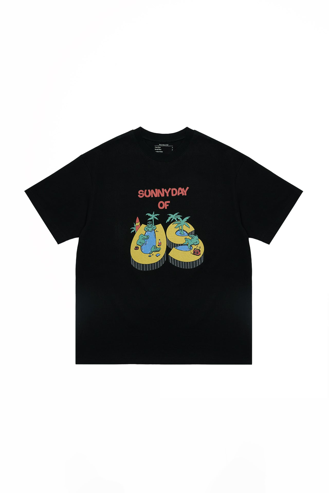 STU - Us Printing T-Shirt (Black) product image 16 | TRAB K-Fashion Australia