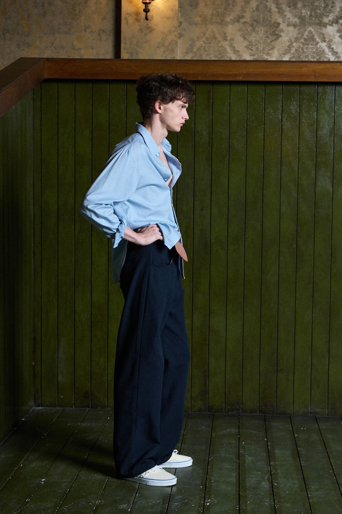 STU - Extra Button Shirt (Sky Blue) product image 5 | TRAB K-Fashion Australia