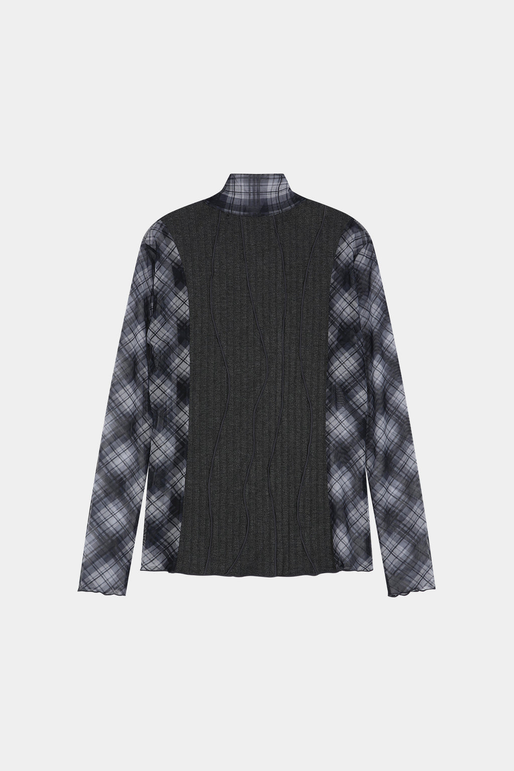 Andersson Bell - Layered Frame 001 Printed T-Shirt (charcoal) (Charcoal) product image 10 | TRAB K-Fashion Australia