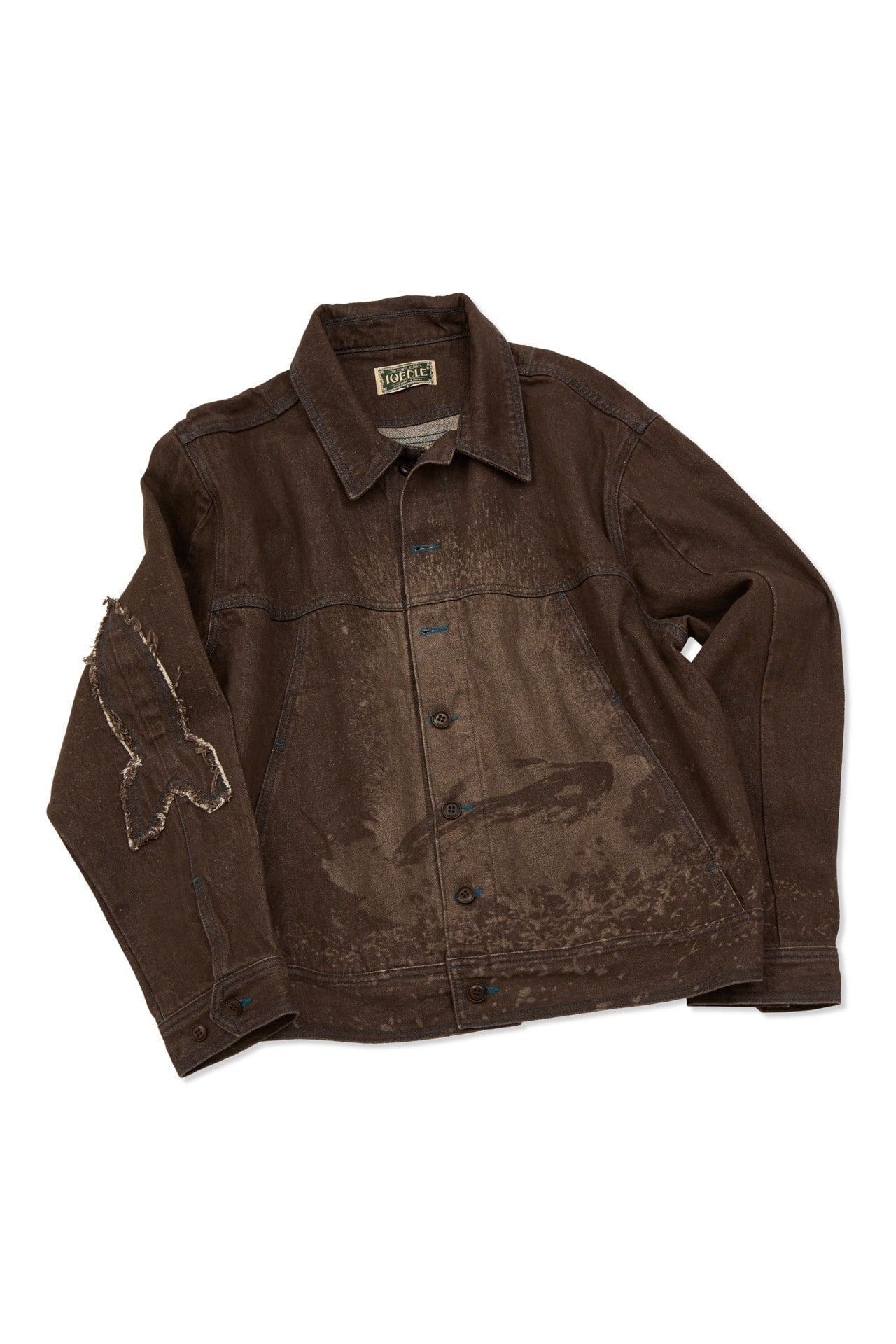Ioedle - Flower Of Crash Landing Laser Jacket (Brown) product image 2 | TRAB K-Fashion Australia